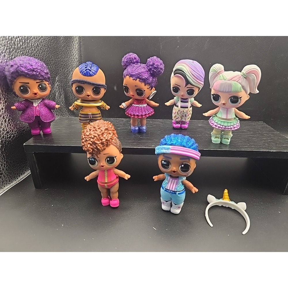 Lot Of 7 L.O.L Suprise Dolls Girls/ Boys